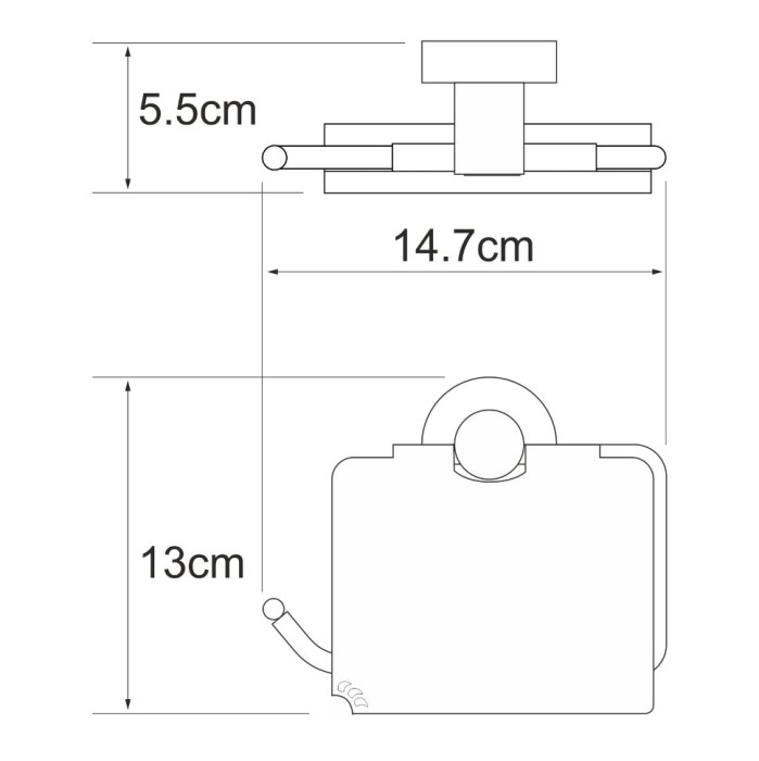 Держатель туалетной бумаги WasserKRAFT Isen K-4000 арт. K-4025