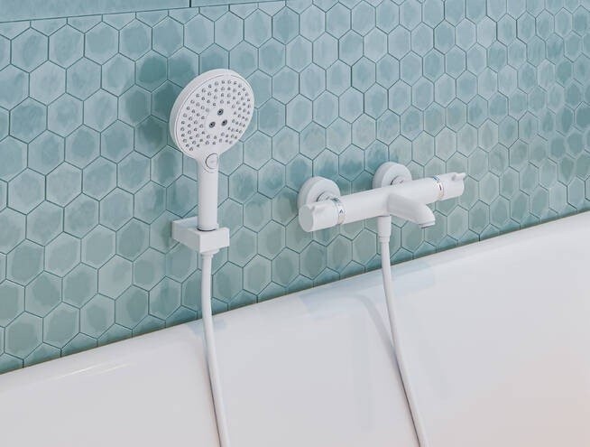 Держатель ручного душа E Porter Hansgrohe, белый арт. 28387700