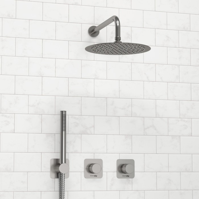 Встраиваемый комплект для душа с верхней душевой насадкой и лейкой Tauber 6400 WasserKRAFT арт. A6451.296.097.121.275.100.276