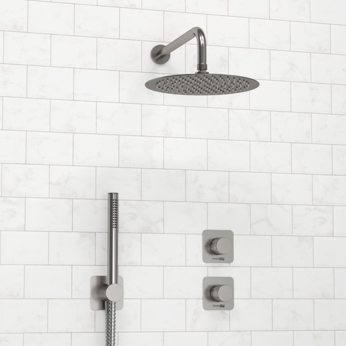 Встраиваемый комплект для душа с верхней душевой насадкой и лейкой Tauber 6400 WasserKRAFT арт. A6451.296.097.121.275.100.276