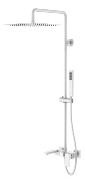 Стойка для душа, Matt White, Qubic Boheme 478-MW