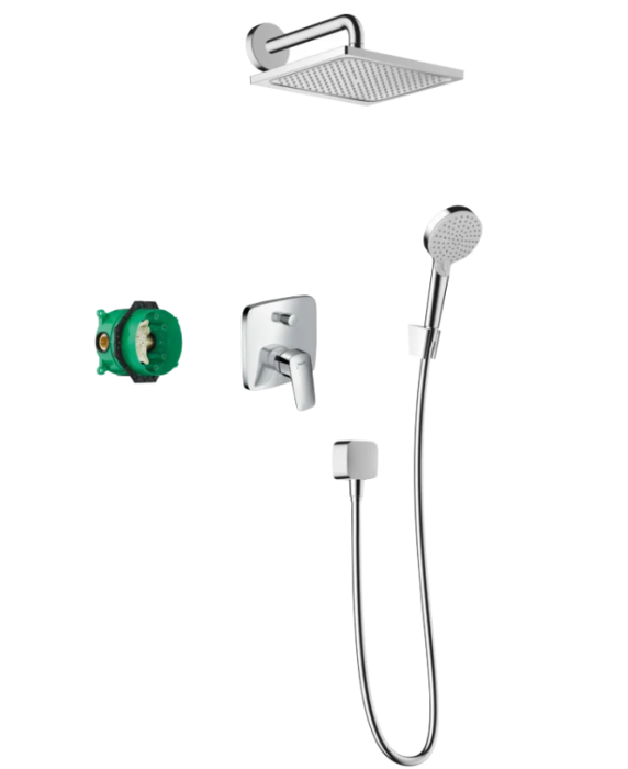 Душевой комплект Hansgrohe Crometta E, хром арт. 27957000