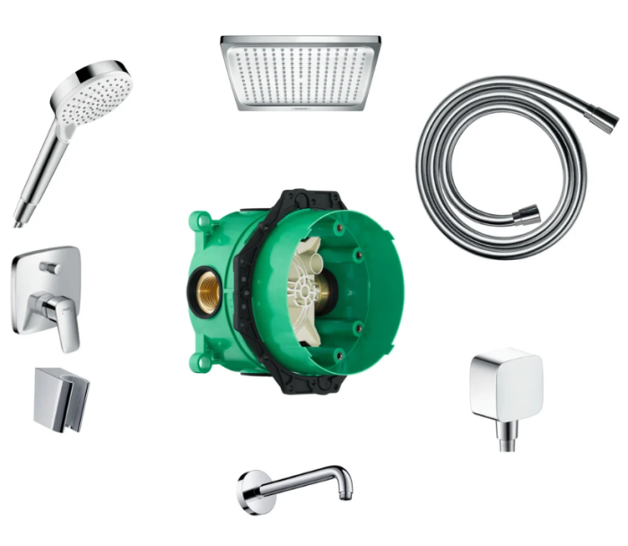 Душевой комплект Hansgrohe Crometta E, хром арт. 27957000