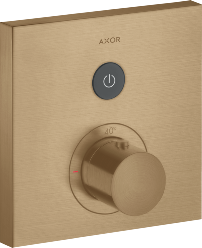 Термостат для душа ShowerSelect Axor, шлифованная бронза арт. 36714140