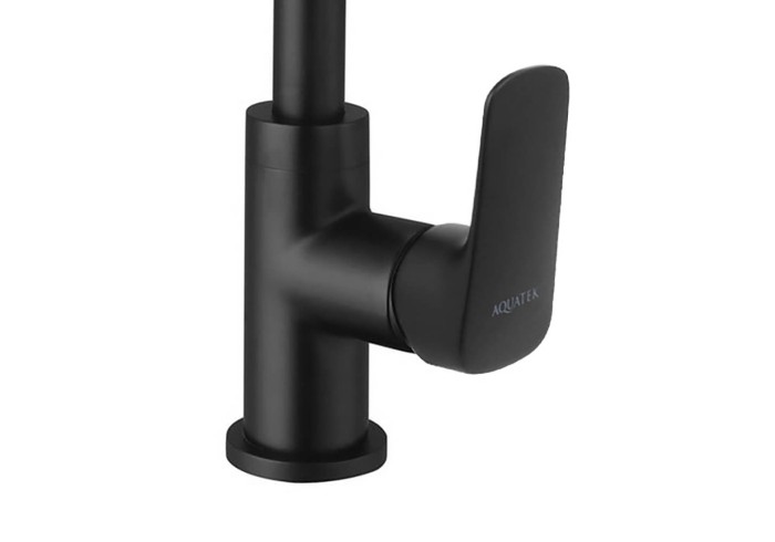 Смеситель для кухни, Aquatek Вега, черный арт. AQ1081MB