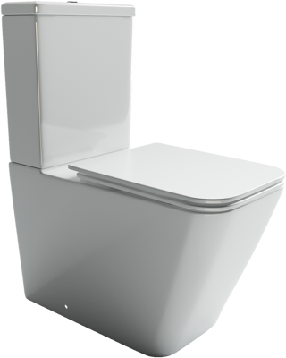 Унитаз компакт Ceramicanova Cubic, белый арт. CN1803