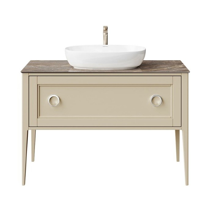 Тумба напольная 1+1 ящик 120см, Plaza classic Kerama Marazzi, бежевый - PL.CN.120.1+1\CAP.M