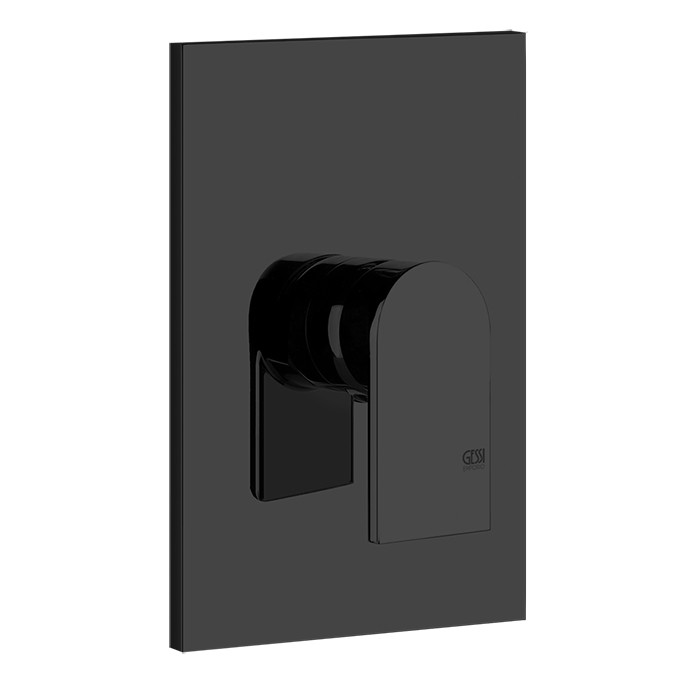 Смеситель для душа, встраиваемый, на 1 позицию, Gessi Emporio Via manzoni, цвет: black xl арт. 44632#299