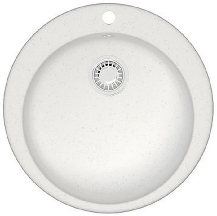 Кухонная мойка Vital 507x507x200 искусственный мрамор, белая, Azario Vital - CS00078343