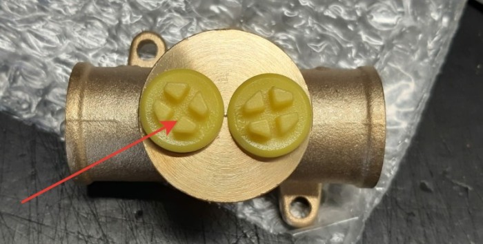 Комплект заглушек для встраиваемой части гигиенического душа, Giulini, арт. TP0001