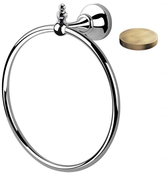 Полотенцедержатель круглый, Giulini Ibisco, бронза арт. RG0918BR