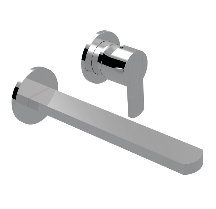 Внешняя часть смесителя для раковины встраиваемого, излив 20 см, без донного клапана, Giulini Surf, хром арт. 5825-20EP