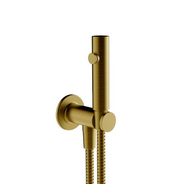 Гигиенический душ на 1/2, Gessi Inciso, gold brushed ccp арт. 58153#087