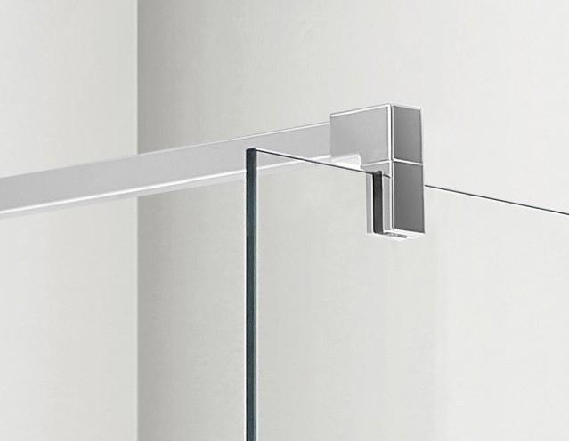 Душевая перегородка Walk-in 800x1950 прозрачное стекло 8 мм, цвет профиля серебро  Chicago, Azario арт. AZ-NAR6310 800