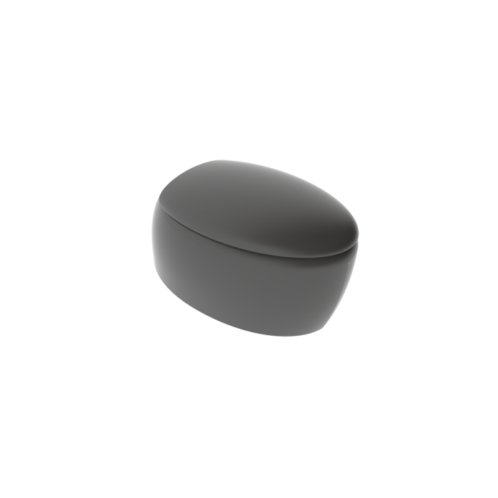 Чаша подвесного унитаза пепел матовый, GSG Ceramic Design Touch, TOWCSOSC021
