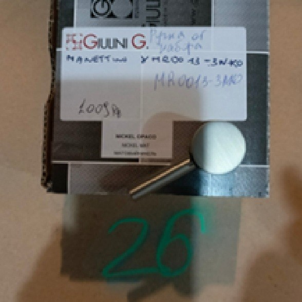 Рычаг-переключатель режимов смесителя для душа типа XX64-2, XX64-3, Giulini, никель матовый арт. Manettino XX64-2,XX64-3