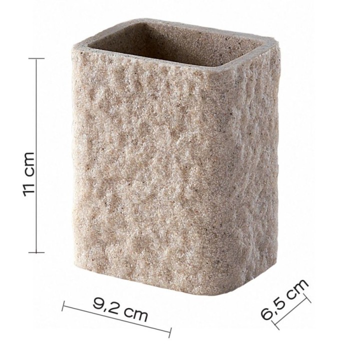 Настольный стакан Aries Gedy, AR98(03) цвет: бежевый