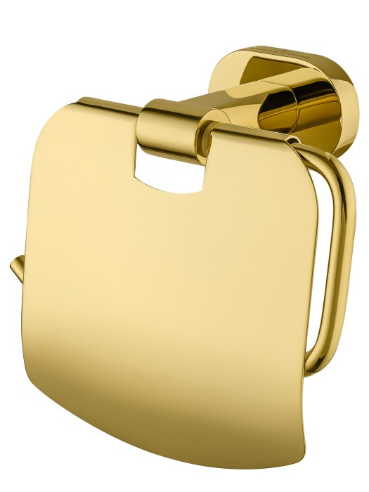 Держатель для туалетной бумаги с крышкой, Wonzon &amp; Woghand First, WW-8426-LG цвет: золото