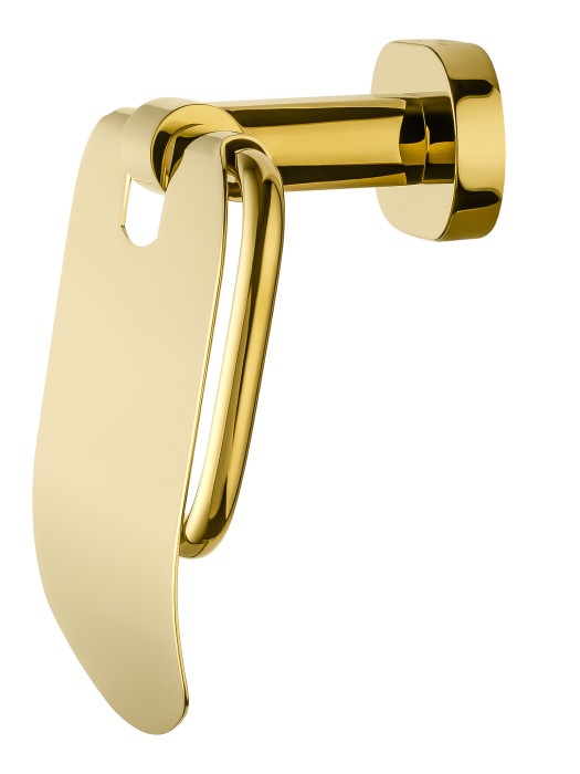 Держатель для туалетной бумаги с крышкой, Wonzon & Woghand First, WW-8426-LG цвет: золото