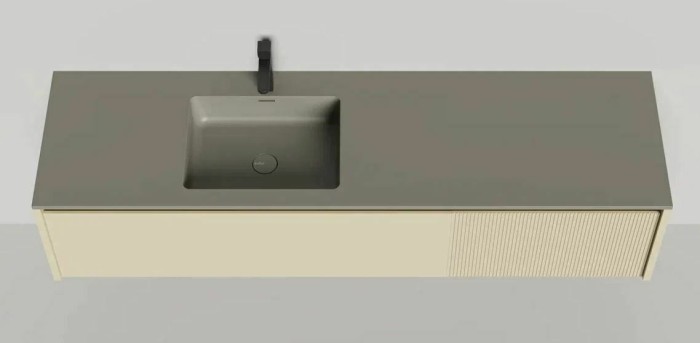 Подвесная тумба domino 1800, эмаль, onda, Salini арт. 27D118ON