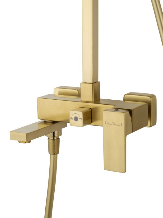 Душевая система, Wonzon & Woghand Cube 2.0, WW-88047068-BG цвет: золото