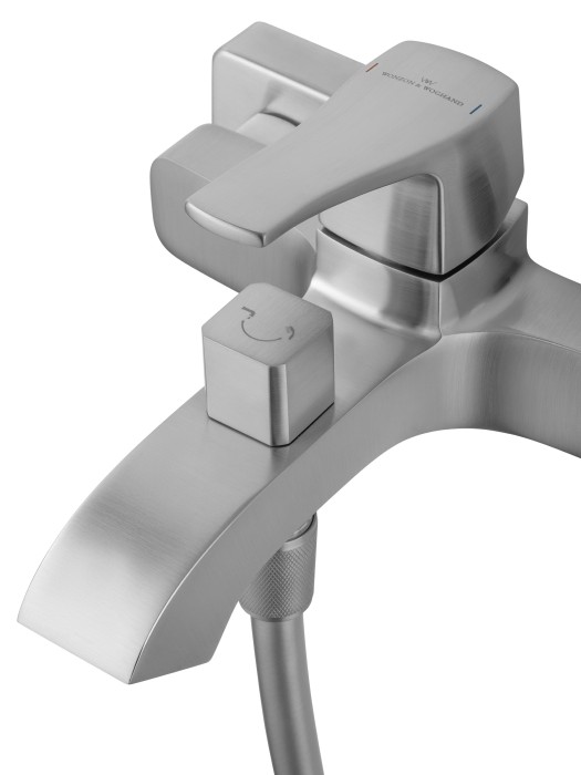 Смеситель для ванны с душем, Wonzon & Woghand Flex, WW-88037072-BN цвет: никель