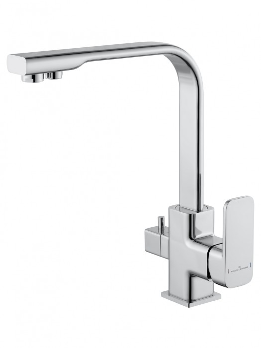 Смеситель для кухни с подключением фильтра, Wonzon &amp; Woghand, WW-88458004-CR цвет: хром