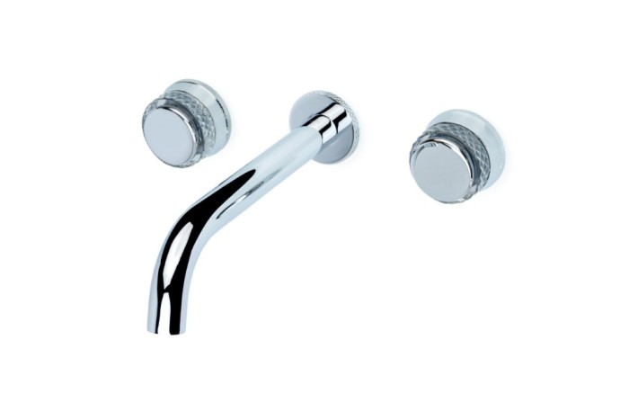 Смеситель из стены на 3 отв. Chrome, Boheme Aura - 152-2-CR-A