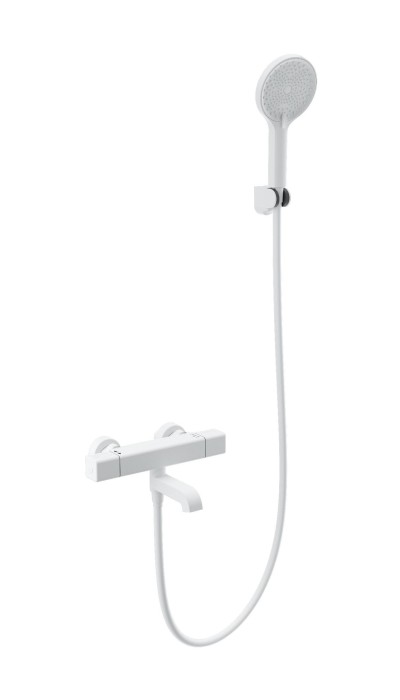 Смеситель для ванны с душем и термостатом, Wonzon &amp; Woghand Stay, WW-B2016-A1-MW цвет: белый