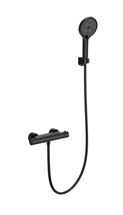 Смеситель для душа с термостатом, Wonzon &amp; Woghand Inn, WW-B2003-A-MB цвет: черный