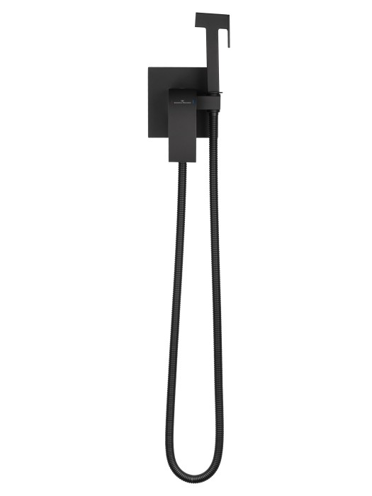 Смеситель с гигиеническим душем встраиваемый, Wonzon & Woghand Fit, WW-88829009-MB цвет: черный