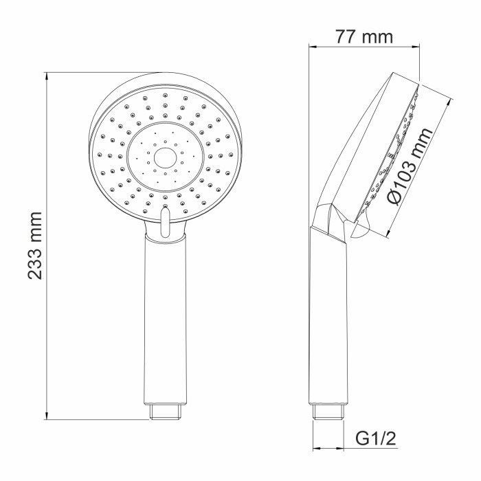 Лейка 5-функциональная WasserKRAFT арт. A032