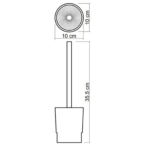 Колба с щеткой WasserKRAFT арт. K-C182