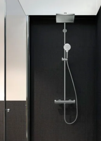 Душевая стойка Hansgrohe Crometta Е 240 1jet Showerpipe с термостатом, цвет хром арт. 27271000