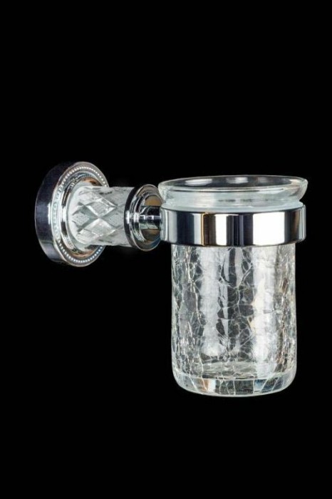 Стакан для зубных щеток, Murano cristal, Boheme 10904-CRST-CH