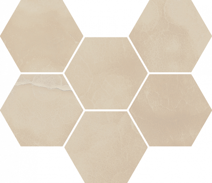 Мозаика оникс гексагон  25x29 Italon Шарм Эво арт. 620110000048