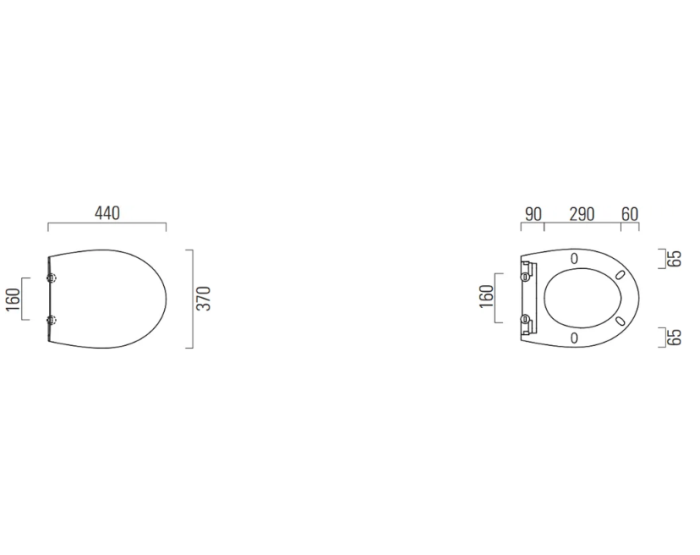 Унитаз подвесной GSI Modo безободковый, с микролифтом, черный матовый арт. 981626