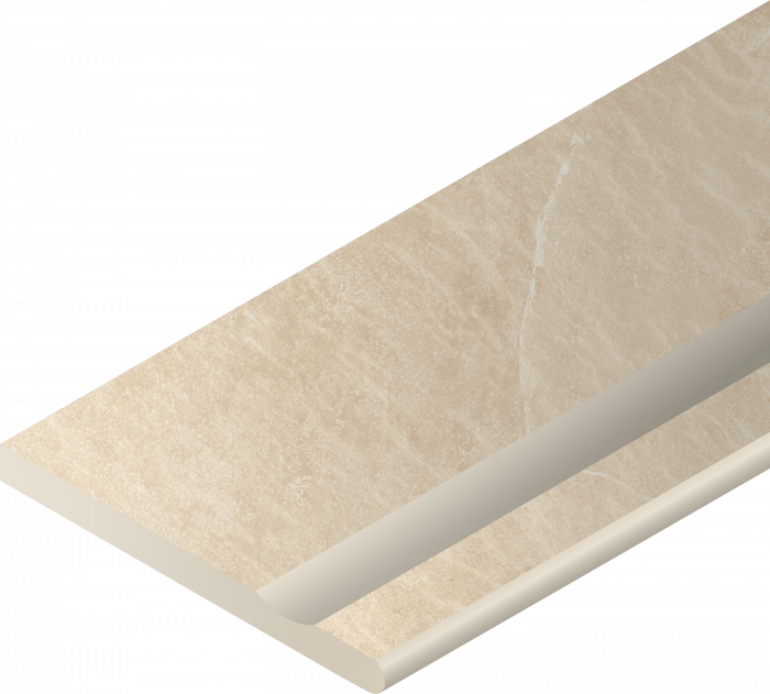 Бортик магнезио с выемкой закру 30x60 Italon Материя X2 арт. 620090000397