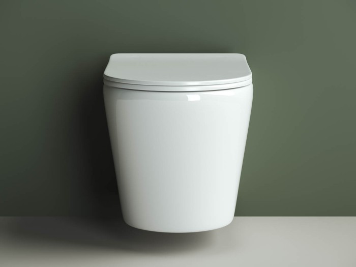 Подвесной унитаз с сиденьем Ceramicanova Highlight, белый арт. CN1804