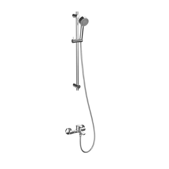 Смеситель для ванны, настенный с дивертором, без лейки, Nota Kerama Marazzi, хром - 33080KM.21.018