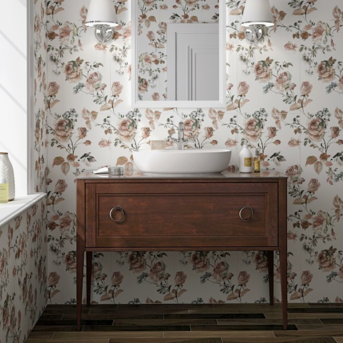 Тумба напольная 1+1 ящик 120см, Plaza classic Kerama Marazzi, коричневый - PL.CN.120.1+1\NUT.M