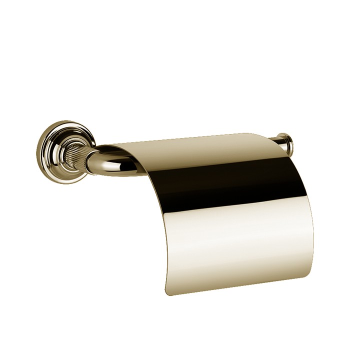 Держатель туалетной бумаги, с крышкой, Gessi Venti20, brass pvd арт. 65449#710