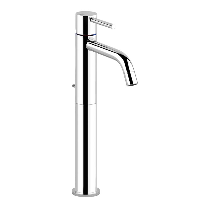 Смеситель для раковины, на 1 отв, высокий, с донным клапаном, Gessi Emporio Via tortona, хром арт. 18603#031