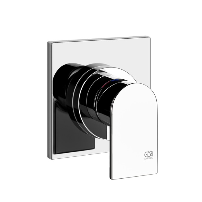 Смеситель для душа, встраиваемый, на 1 позицию, Gessi Emporio Via manzoni, хром арт. 38722#031