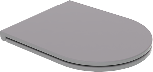 Крышка с сиденьем для подвесного унитаза цемент матовый, GSG Ceramic Design Like, LKCOPRSLTICR020