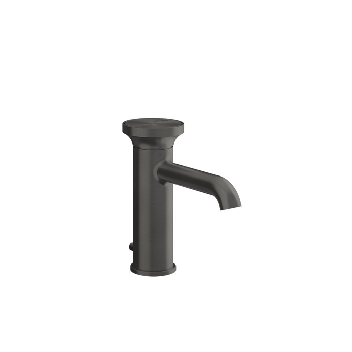 Смеситель для раковины, на 1 отв., с донным клапаном, с вставкой, Gessi Origini, black metal brushed pvd арт. 66001#707
