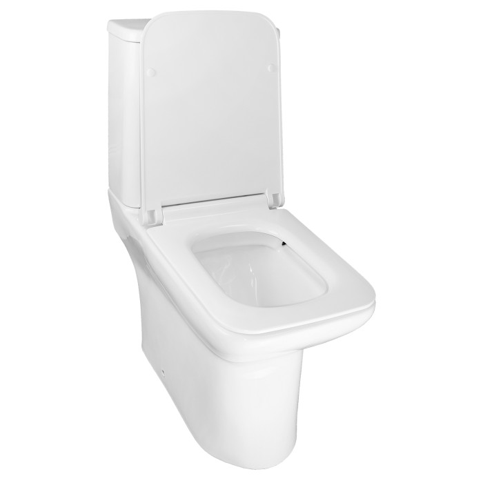 Унитаз-компакт 380х680х812 напольный, безободковый с быстросъемным сиденьем микролифт, Azario Glory арт. AZ-49