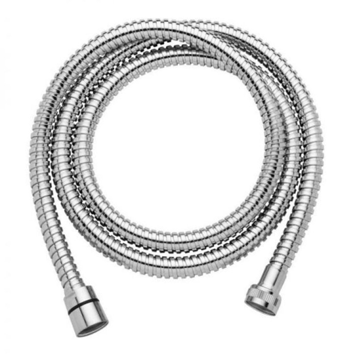 Гибкий шланг в металлической оплетке 150 см c двойным зажимом, Giulini Wellness, хром арт. 1573