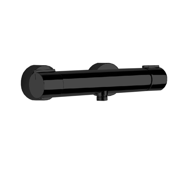 Смеситель термостатический наружный для душа, Gessi Emporio Via tortona, black xl арт. 18731#299
