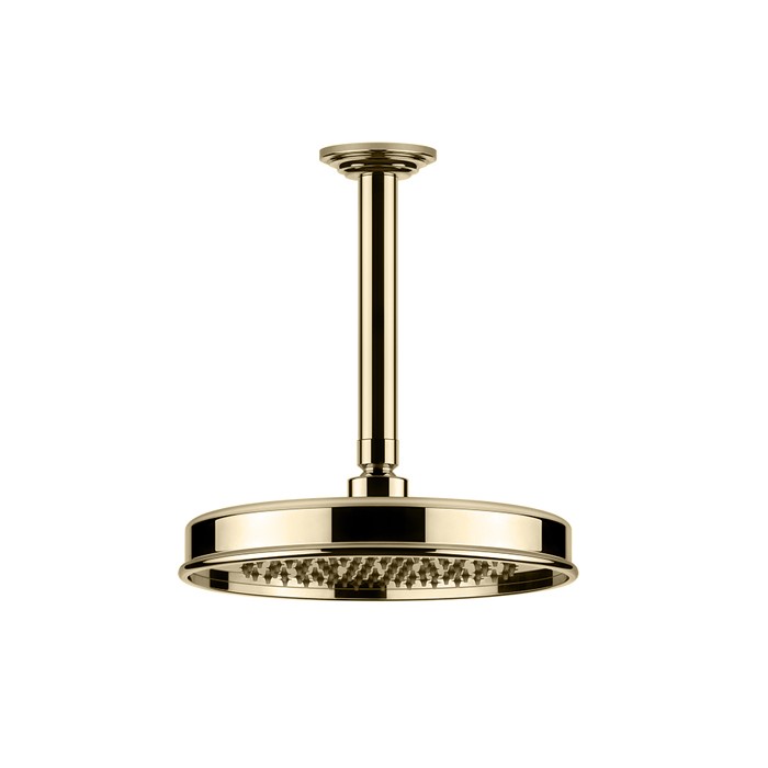 Верхний душ d20см., с потолочным держателем 28.8см., Gessi Venti20, nickel pvd арт. 65152#720